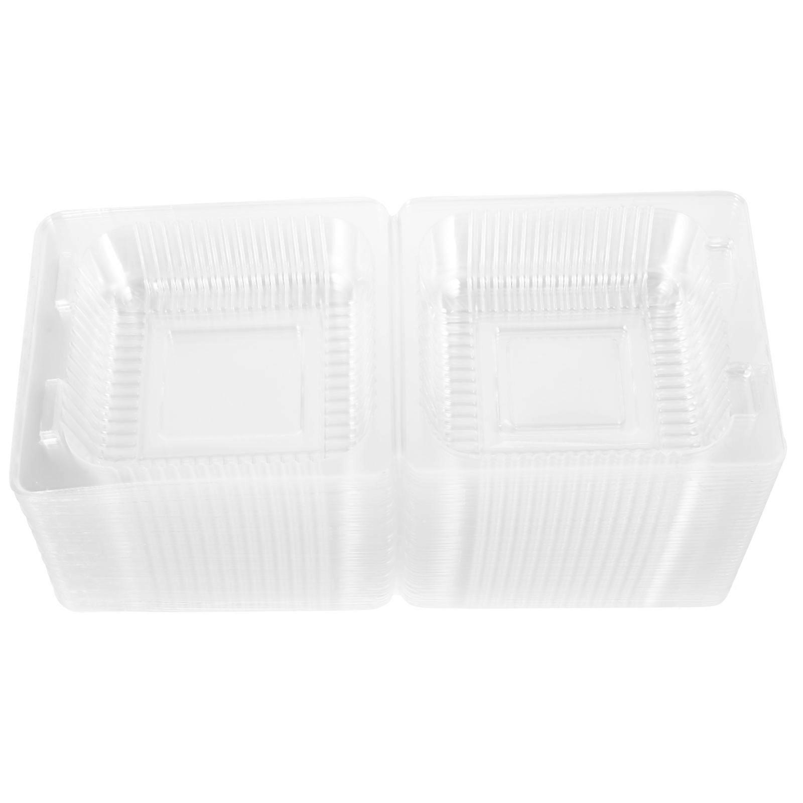 Transparent Cake Packaging Box Container for Bakery Packing Box 300Pcs