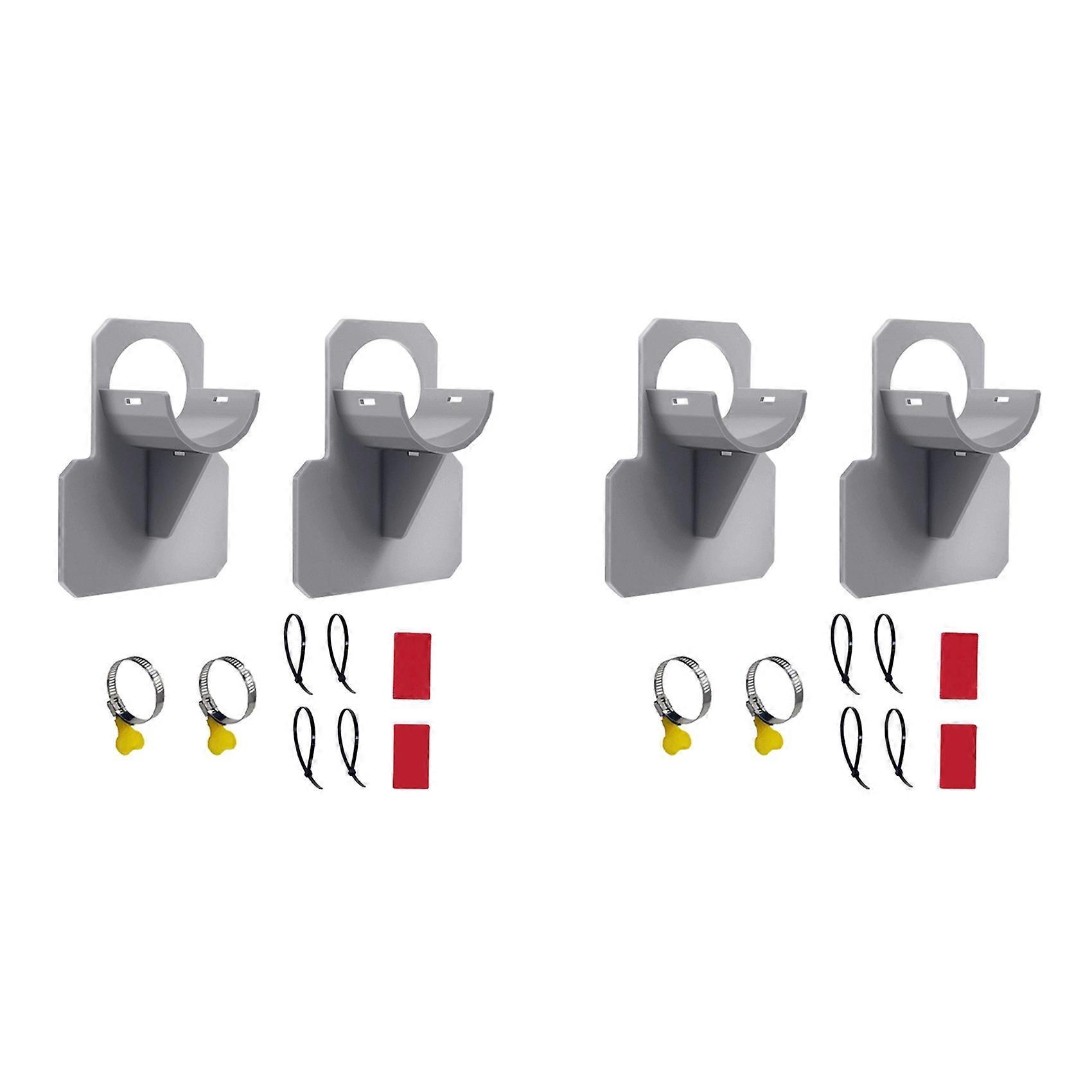4Set Swimming Pool Pipe Holders, Above Ground Pool Accessories, Pool Accessories, Pool Hoses for Above Ground Pools Gray
