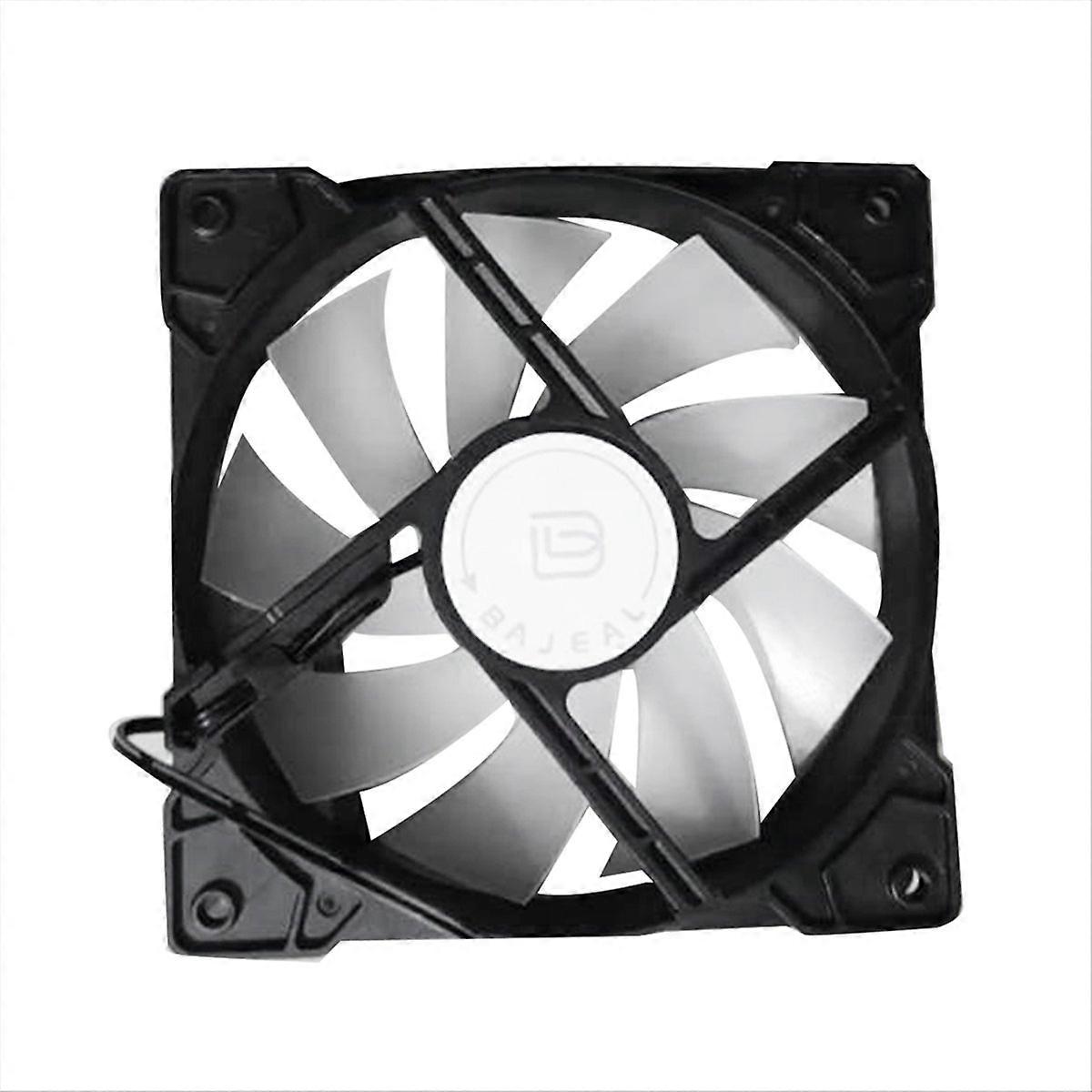 BAJEAL 12cm Chassis Cooling Fan 4P Interface Chassis Fan,1 Set
