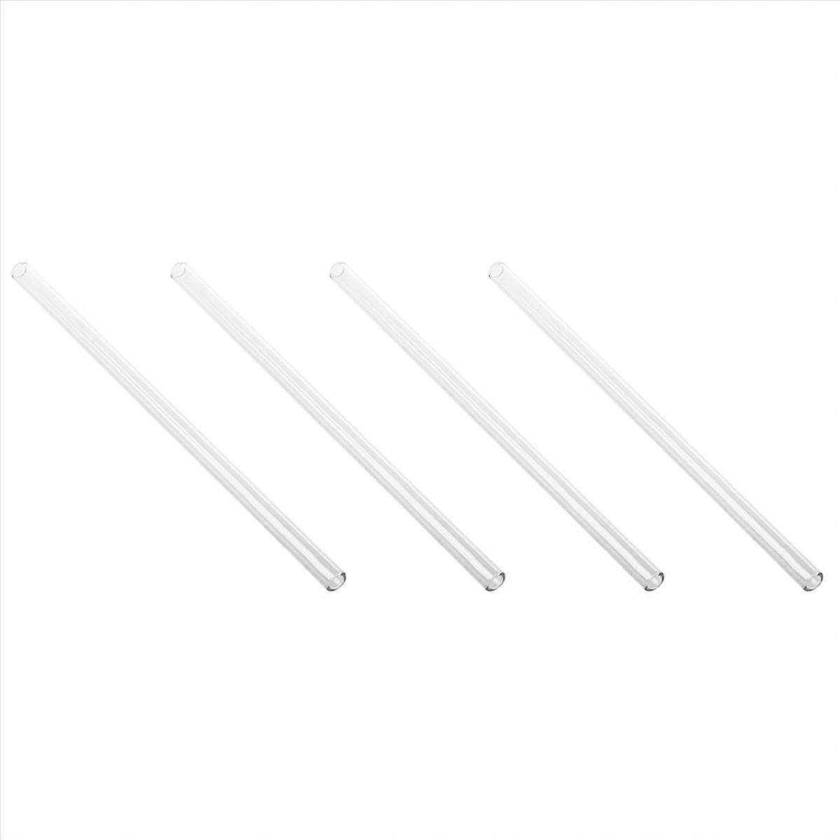 High borosilicate glass Drinking Diameter 8mm,7 Inches,Transparent