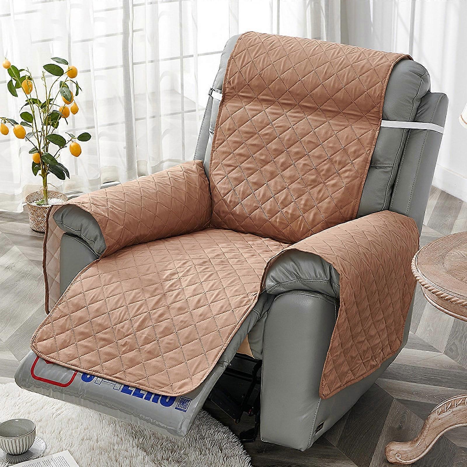 Easy-Going Sofa Slipcover - Non-slip, Washable Couch Cover with Elastic Straps & Cushion, compatible with most recliner chairs, ideal for kids and