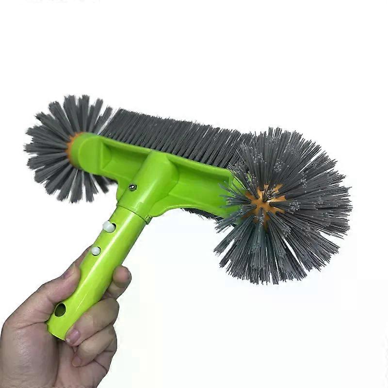 Pool Brush Head with Round Ends 13 High-Efficiency Pool Brush for Cleaning Pool Walls Floors Steps & Small Stains in Corners