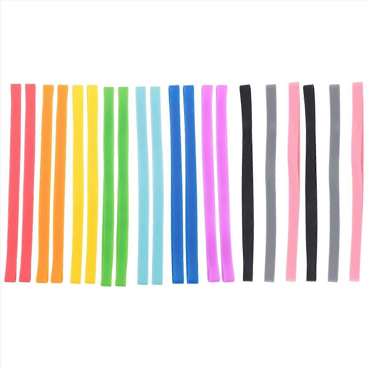 Stora gummiband, stora breda gummiband, kontorsmaterial (20 st)