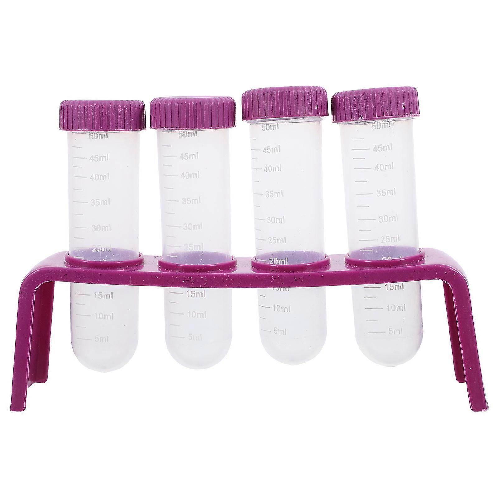 Test Tube Rack Four-Hole Design for Laboratory Science Experiments 1Set