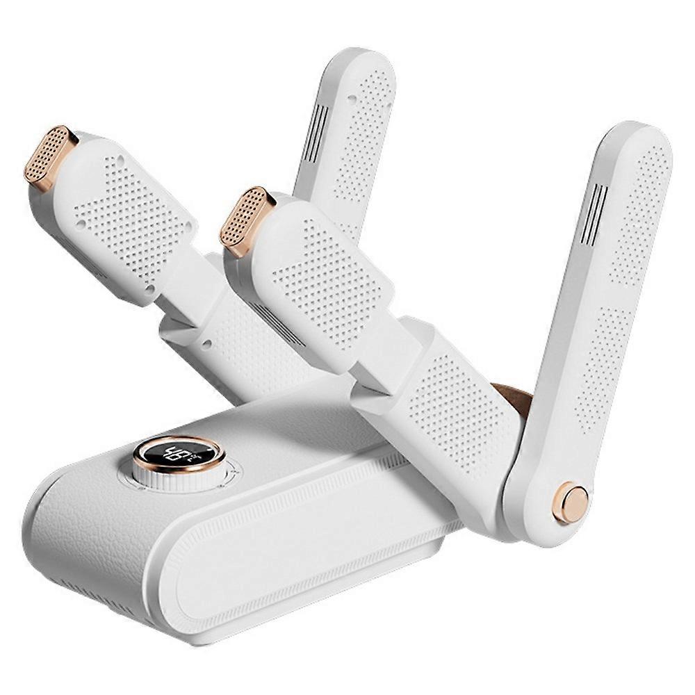 4 Arms Intelligent Timer Shoe Dryer Quick Drying Dehumidification Foldable Shoes Drying Machine, EU Plug