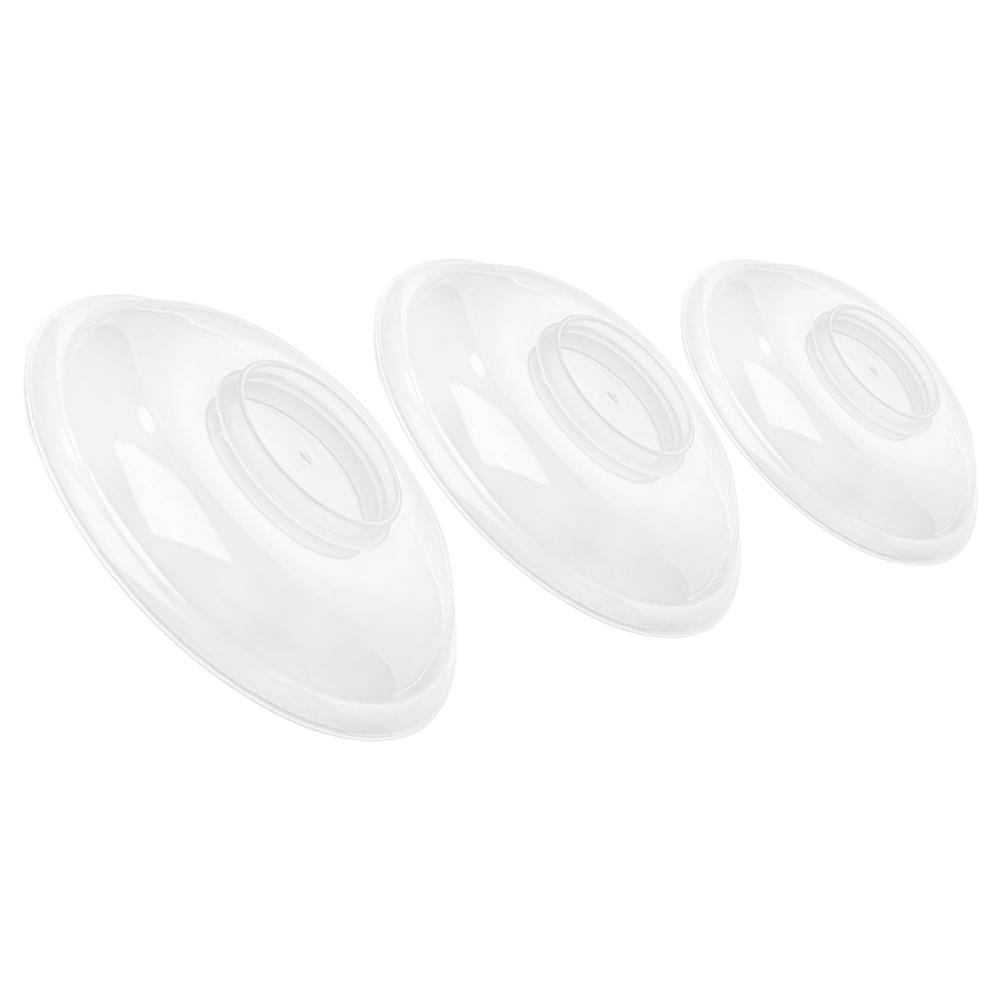 Microwave Splatter Cover Lid Clear for Food Serving 3Pcs