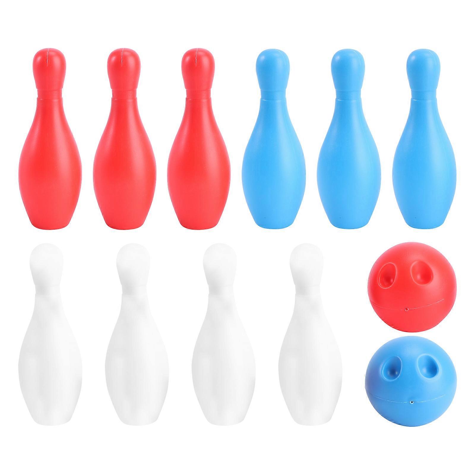 Bowling Set for Kids Entertaining Educational Toy 1Set with Assorted Colors