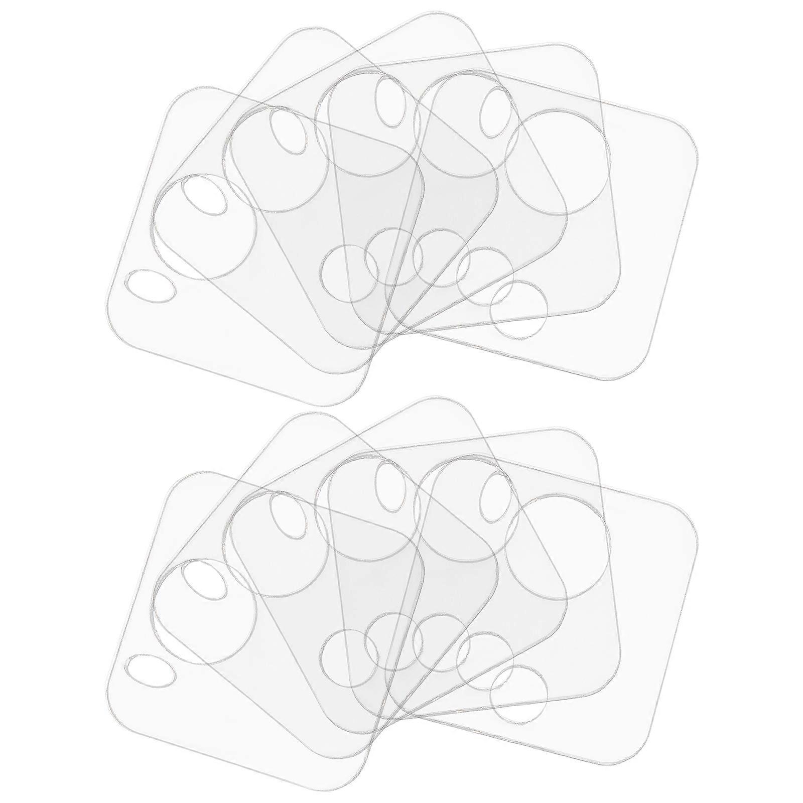 Transparent Acrylic Floss Bobbins for Embroidery Thread Organizer 10Pcs Pack