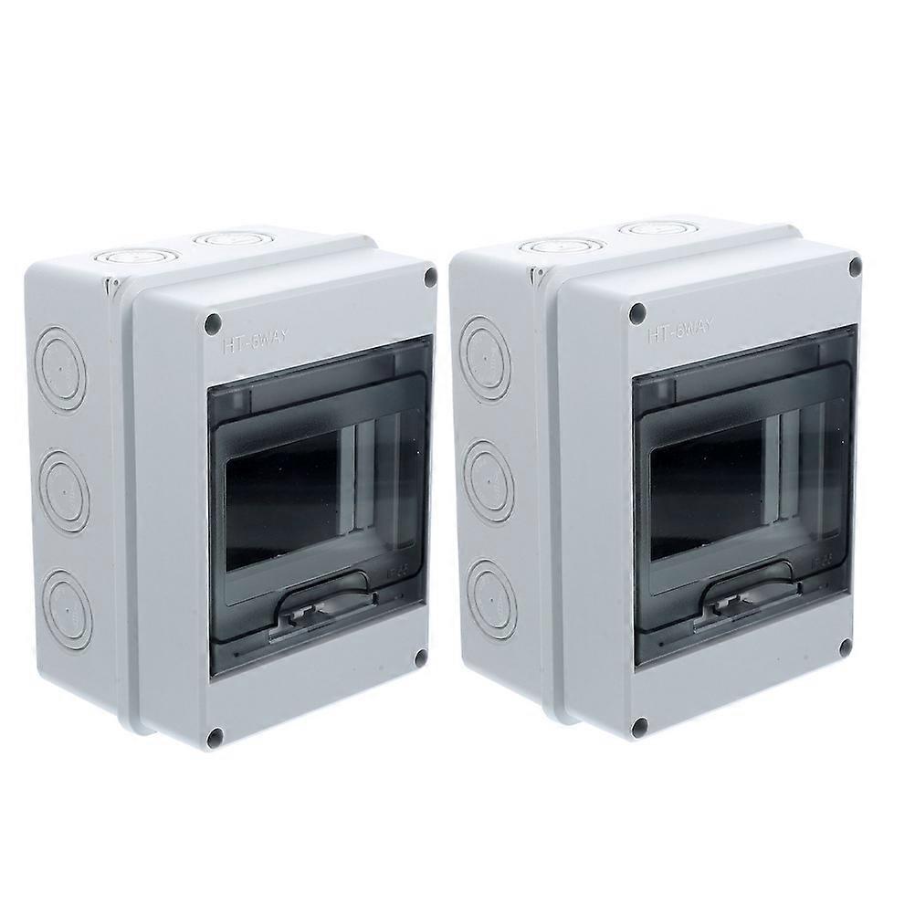 Durable Distribution Protection Box for Electrical Use 2Pcs Weatherproof Case