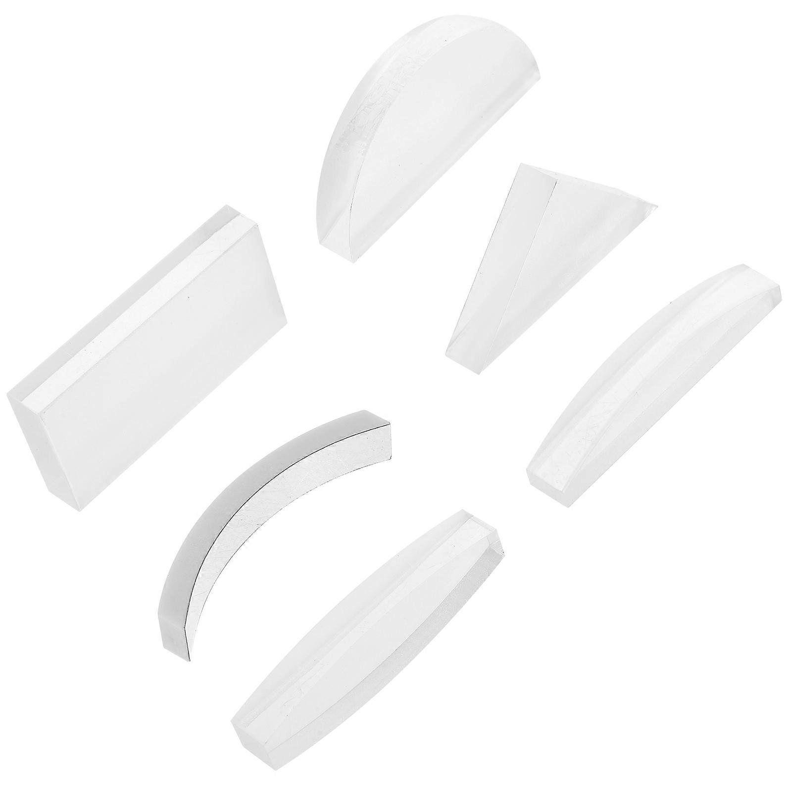 Physical Optical Glass Lens Set for Scientific Experiment 1Set Convex Concave Optics