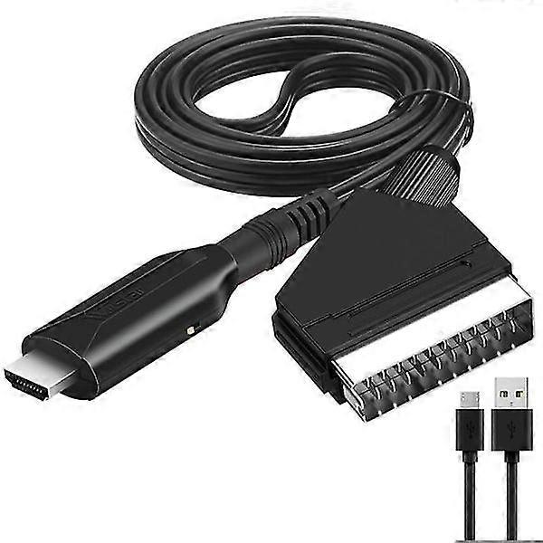 Scart to HDMI converter, All-in-one Scart to HDMI adapter, 1080P˜QD