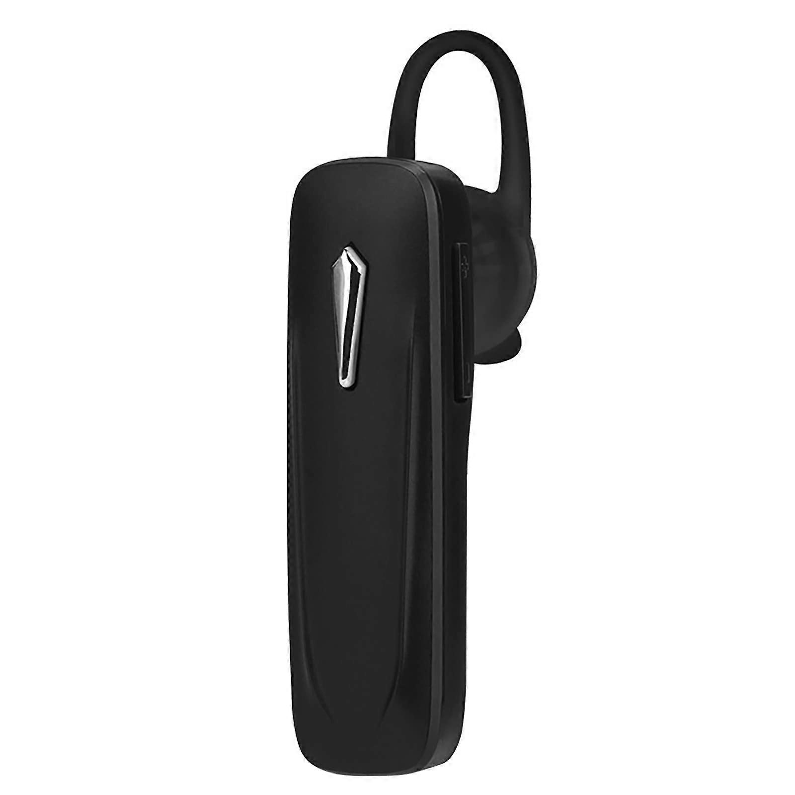 Bluetooth Earpiece Wireless Headset With Microphone 10Hour Battery Compatible With iPhone Android Samsung Laptop Black