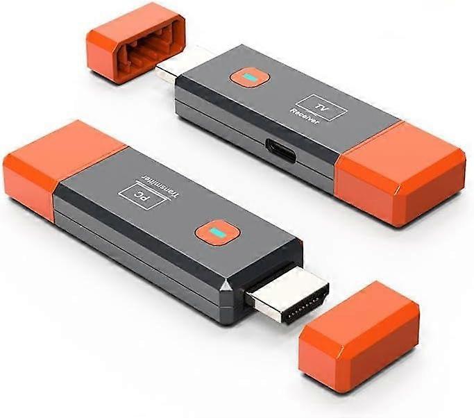 Wireless HDMI Transmitter and Receiver 4K, Extender Kit 100ft Range, 2.4G/5G Plug and Play, Laptop to Monitor/TV