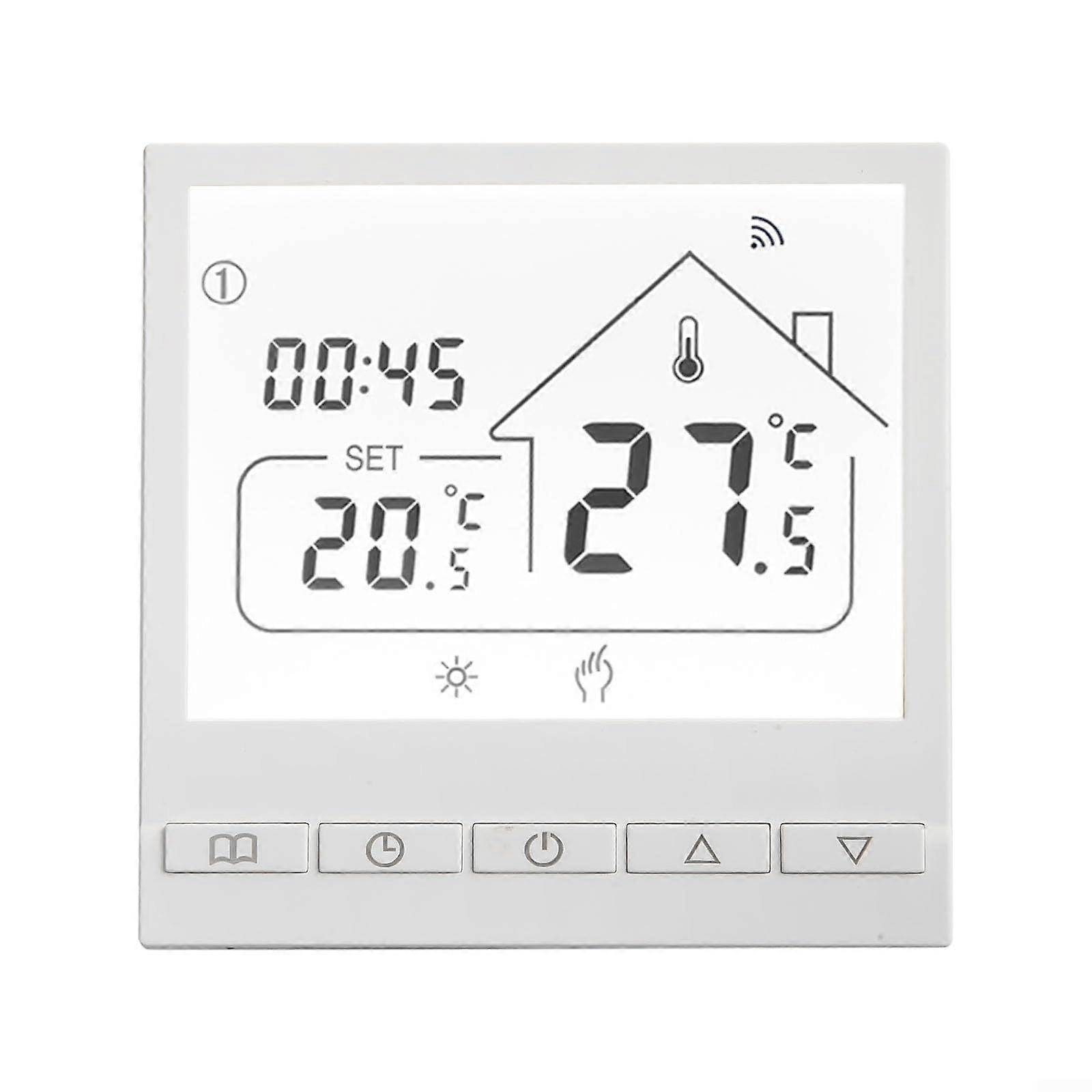 WiFi Smart Thermostat Tuya Compatible for Home Heating with Voice Control and Custom Schedule