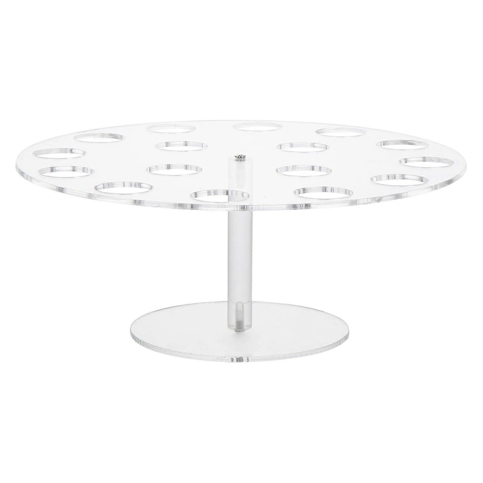 Transparent Acrylic Ice Cream Cone Holder Stand Keeps Cones Upright for Parties and Weddings