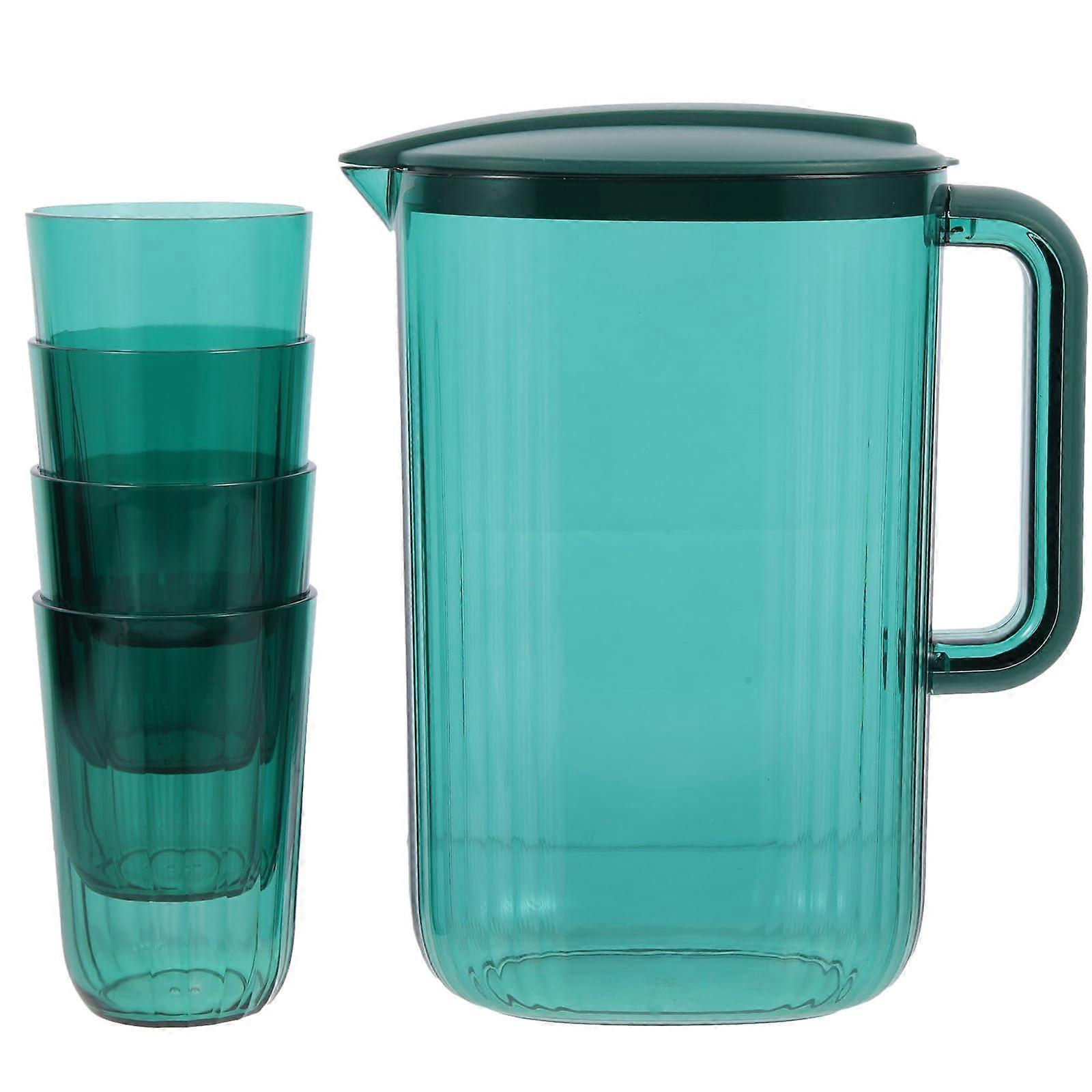 Large Capacity Water Jug with Lid for Home and Office, Fridge Friendly Pitcher for Cold Drinks