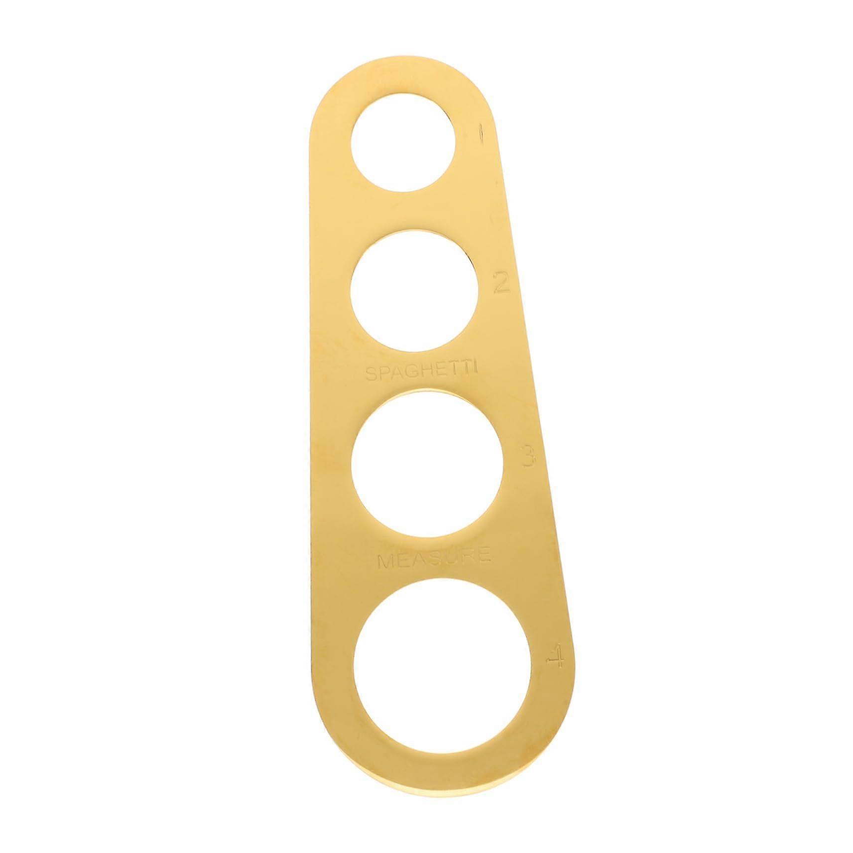 Stainless Steel Pasta Measuring Tool with 4Hole Spaghetti Portion Control for Accurate Serving