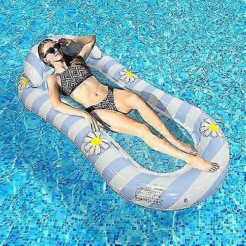 Inflatable Pool Float Hammock, Pool Floaties Raft with Headrest, Pool Hammock Floats for Adults 2025