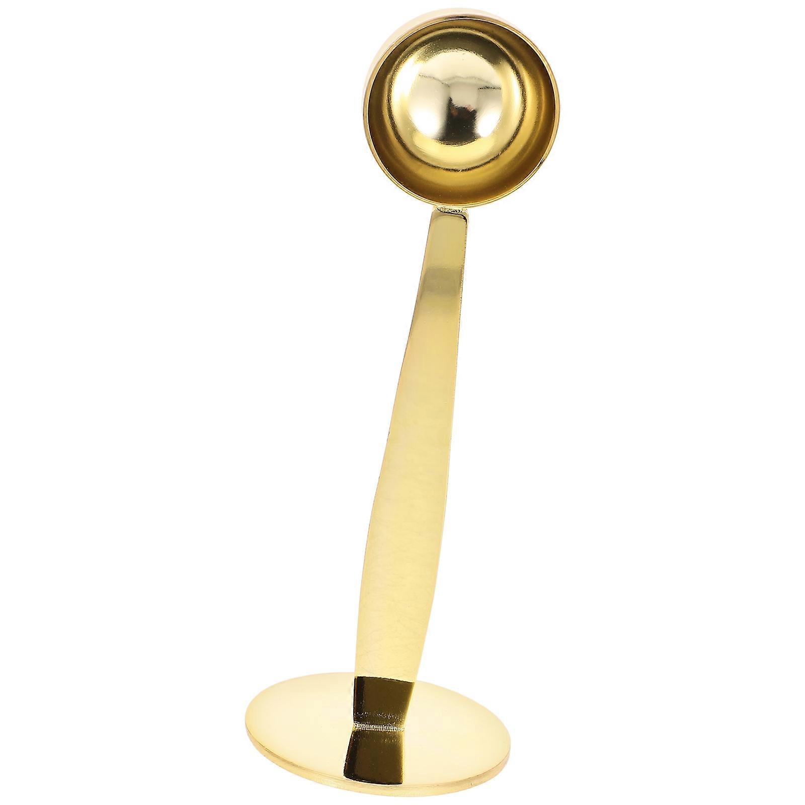 Stainless Steel Coffee Measuring Spoon for Pressed Bottom Use