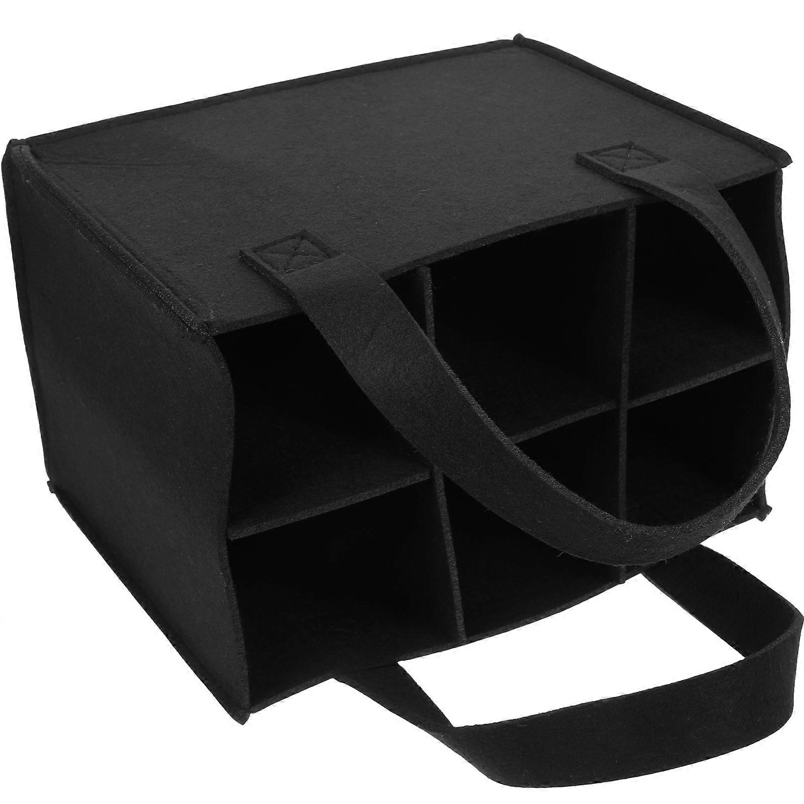 Felt Storage Bag Portable Carrier for Home and Travel 2pcs Tote for Lovers