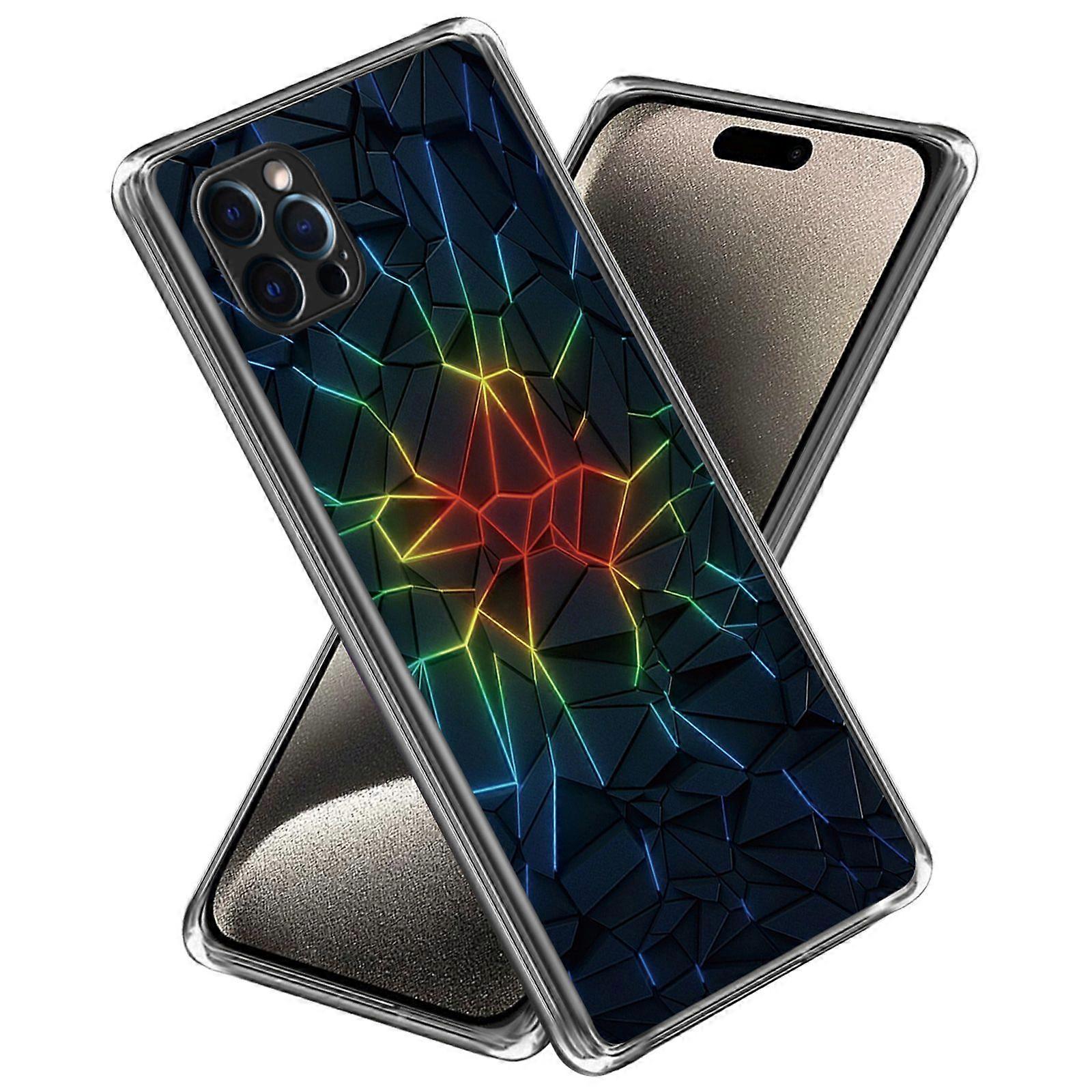 For iPhone 15 Pro Max Case Ultra Thin TPU Phone Shell with Pattern Printing