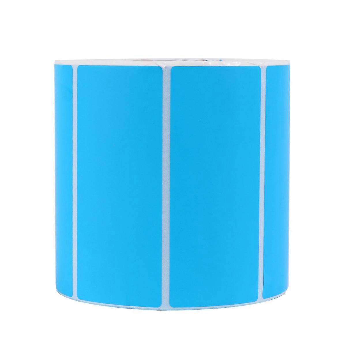 Adhesive Labels Blue Round Paper Stickers for Marking 2Pcs