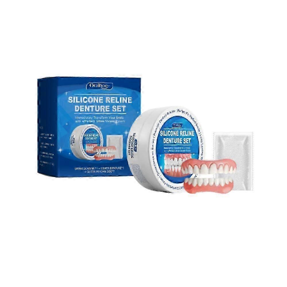 Silicone Reline Denture Set,Denture Silicone Reline Kit,Soft Denture Reline Kit