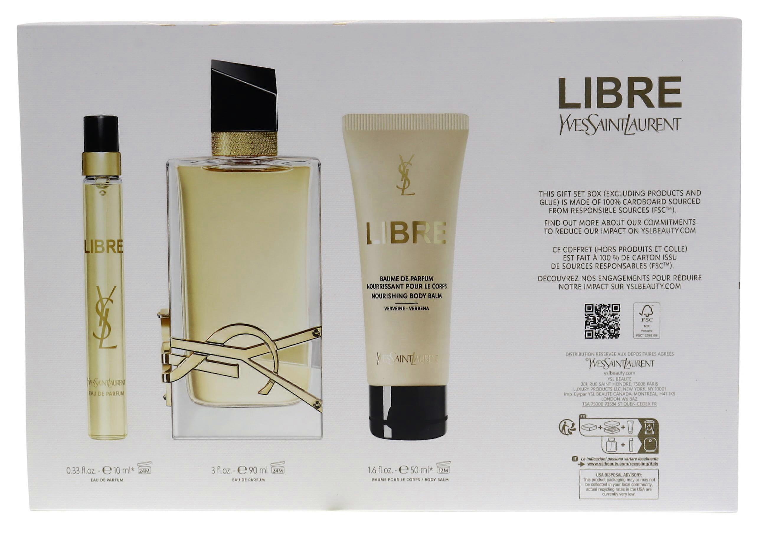 Yves Saint Laurent Libre Eau De Parfum 3-Pcs Set  / New With Box