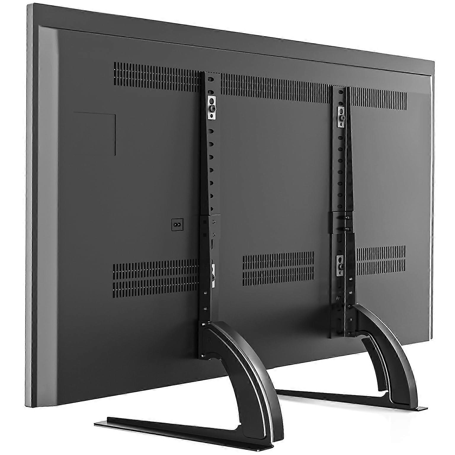 Universal Tabletop TV Stand for 2265 Inch Flat Screens, Height Adjustable Base Holds 88lbs