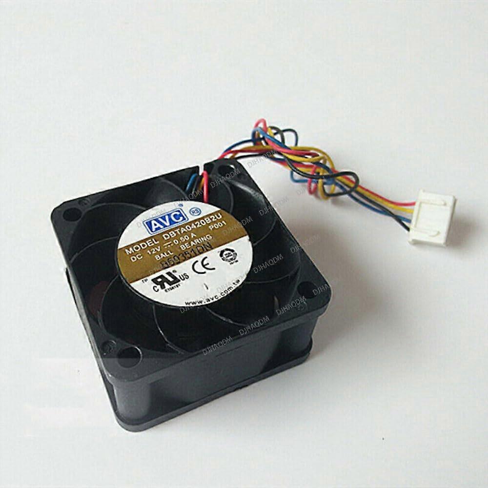 40mm 12V 4Wire Cooling Fan Replacement for AVC DBTA0420B2U Low Noise Performance