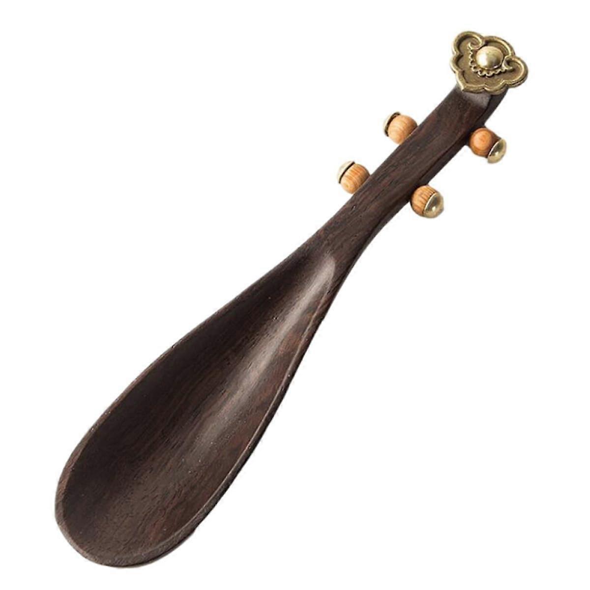 Wooden Tea Scoop and Spoon for Loose Leaf, Matcha, Coffee, Handcrafted Rustic Kitchen Accessory