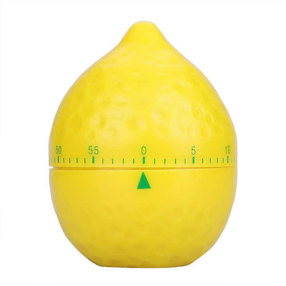 Lemon Shape Mechanical Kitchen Timer 60Minute Countdown No Battery Required for Cooking