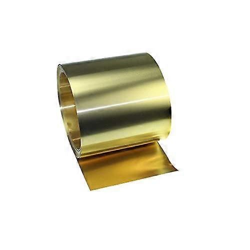 Brass Sheet Metal Plate 1mm x 200x1000mm Durable Construction Precision Cutting Multiple Sizes