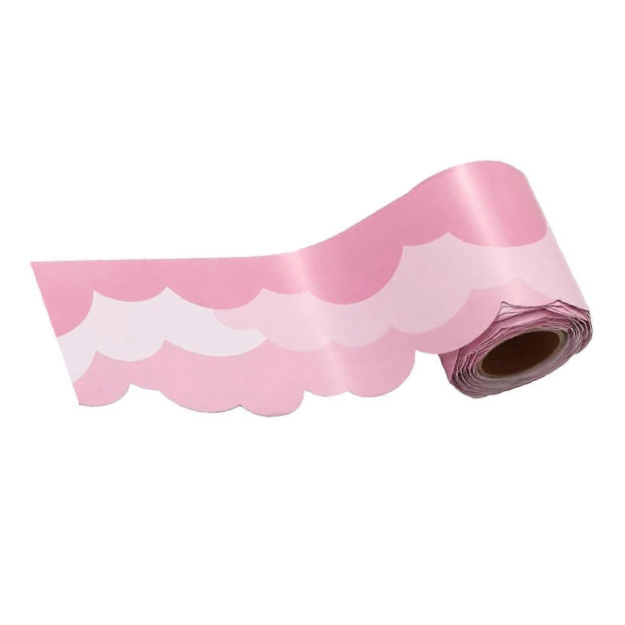 Classroom Bulletin Board Border Roll Clouds Trim for Versatile Classroom Decor and Wall Display