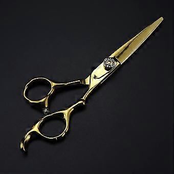 6 Inch Professional Hair Cutting Scissors 440C Stainless Steel Barber Shears with Ergonomic Handle Ref: 1724