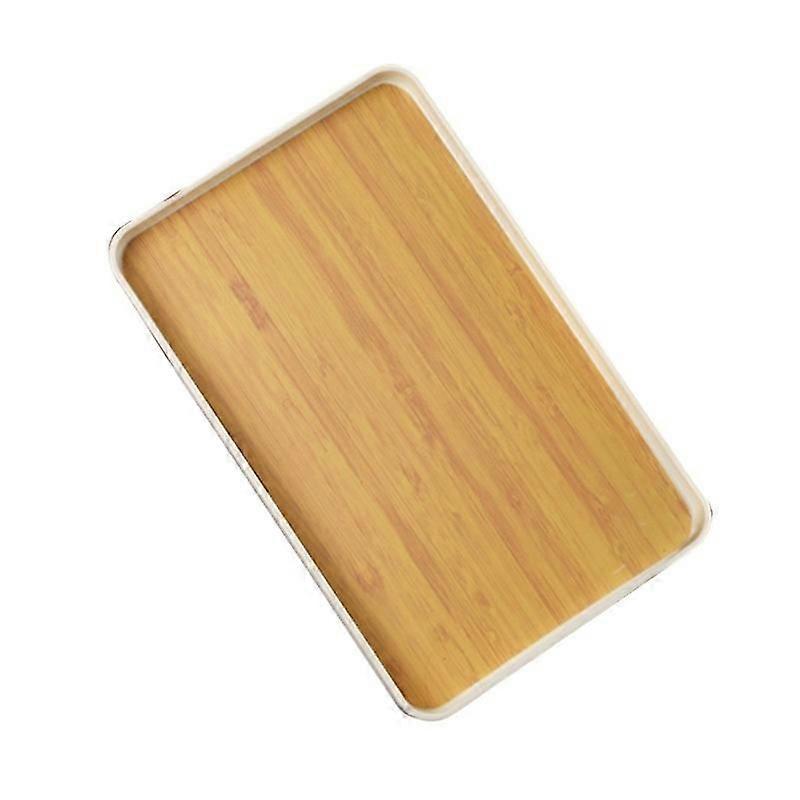 Fruit Plate Rectangular Serving Tray Oil Resistant Easy to Clean Widely Used Decorative Serving Plat