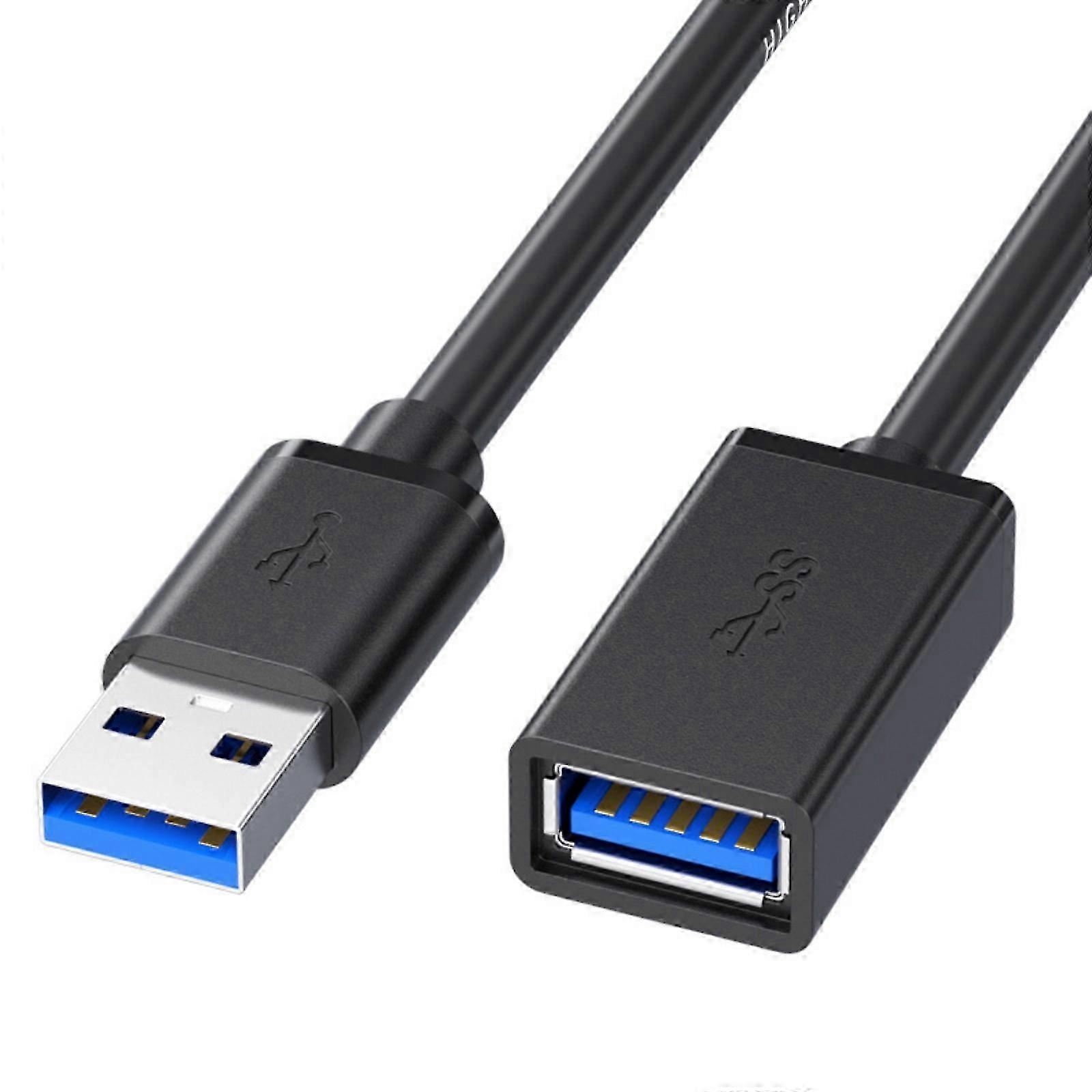 USB Extension Cable High Speeding USB 3.0 Extender Cable Male to Female Data Transfer Replace for Mouse Extender Cable