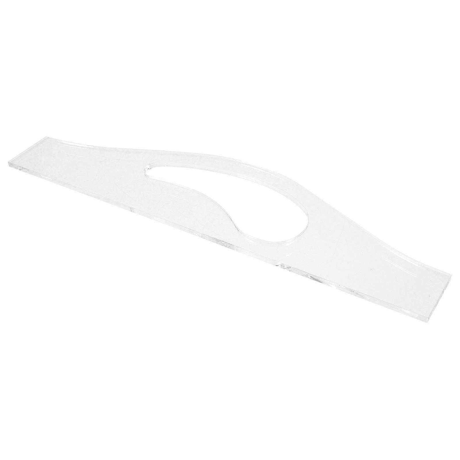 Clear Acrylic Cutting Board Handle Template for Comfortable Kitchen Use