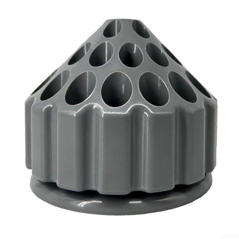 Fly Tying Tool Holder with Rotating Storage Rack, Compact Fly Fishing Organizer, Multiple Slots