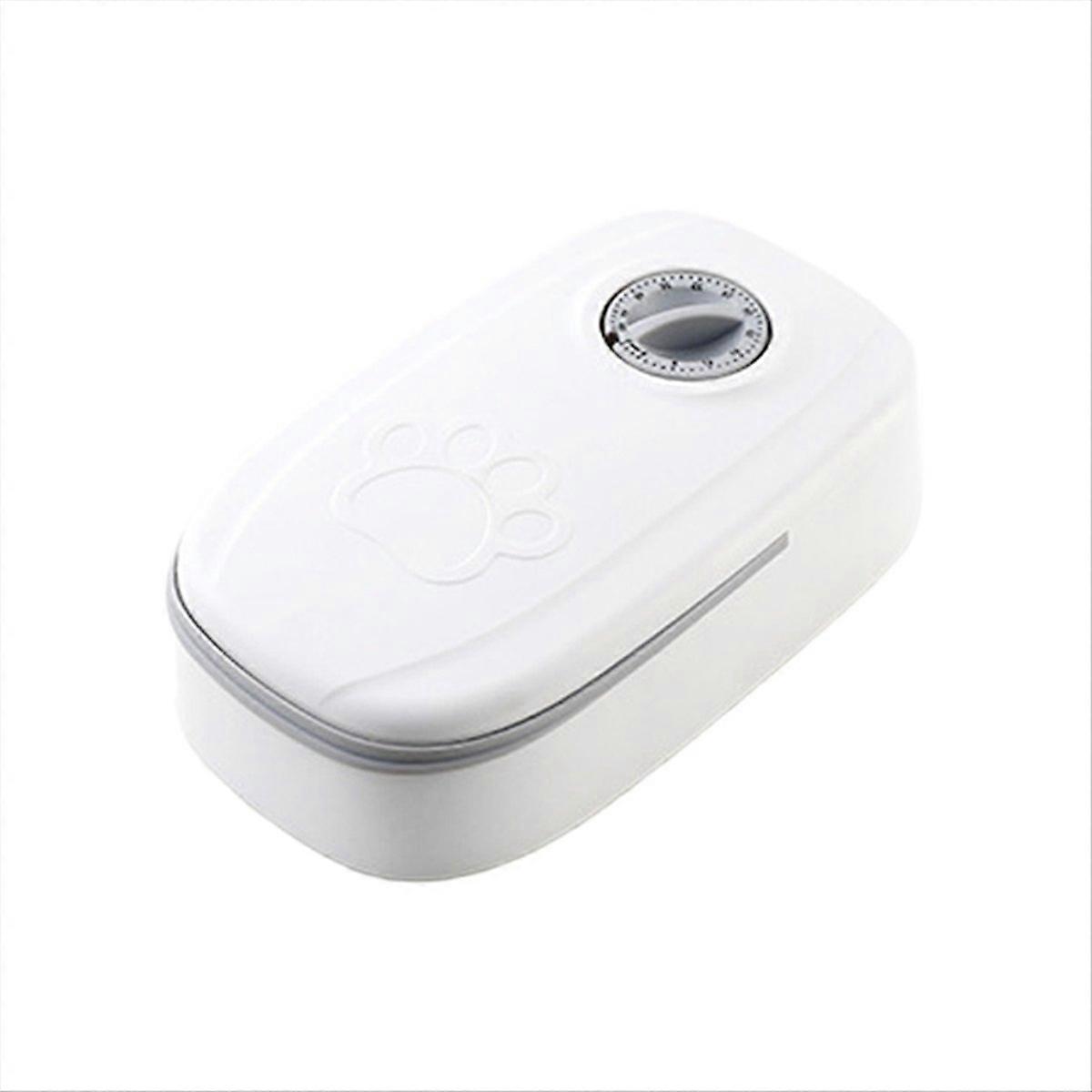 Pet Automatic Timing Feeder with Timer Dog Dry Food Dispenser Grey