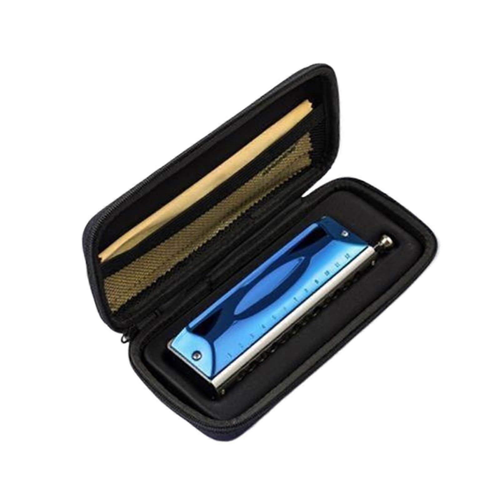 12 Hole C Key Harmonica for Beginners and Professionals, Balanced Tone, Blues Jazz Classical