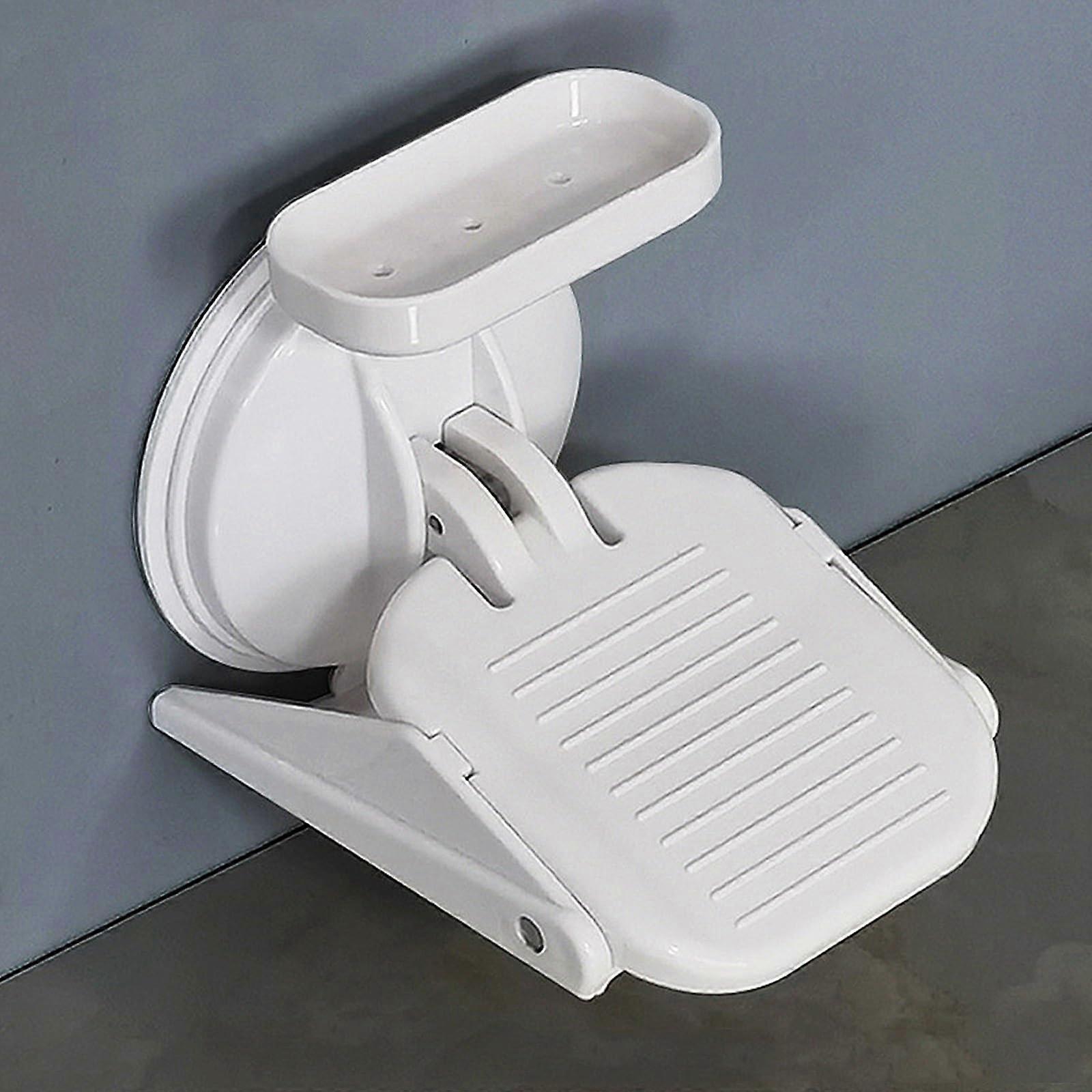 Adjustable Shower Foot Rest with Suction Cup for Shaving Legs and Elderly Bathroom Support