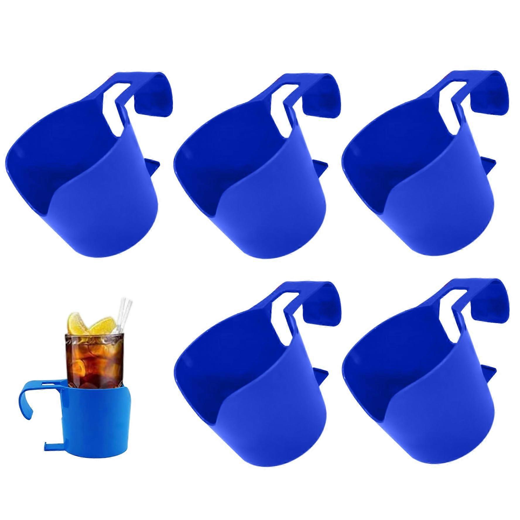 Pool Cup Holder Stackable NoSpill Above Ground Hot Tub Tray Quick ClipOn Durable Polypropylene