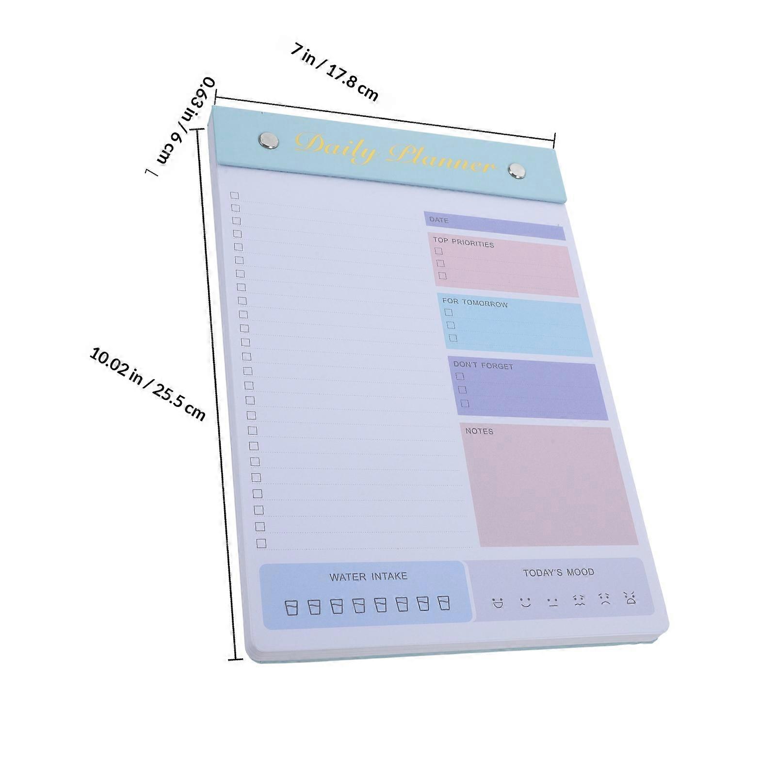 Portable Planner Notepad for Writing Use Daily Planner Notepad Tearable