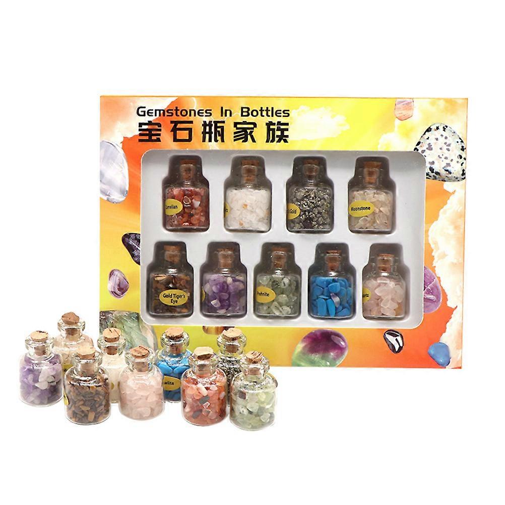 Natural Ore Stone Samples for Decor 1Set Minerals Crystals Collection