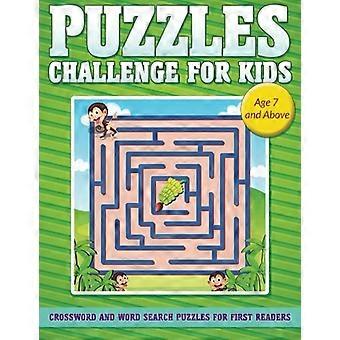 Puzzle-Herausforderung für Kinder: Kreuzworträtsel und Wortsuchrätsel