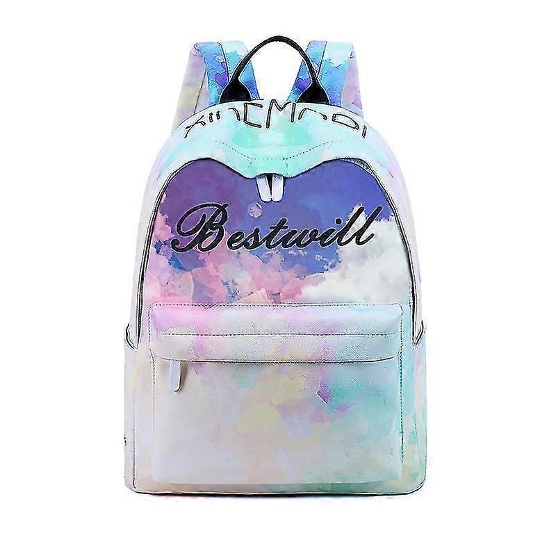Middle School Students' Backpack Simple Campus Backpack Women's Schoolbag
