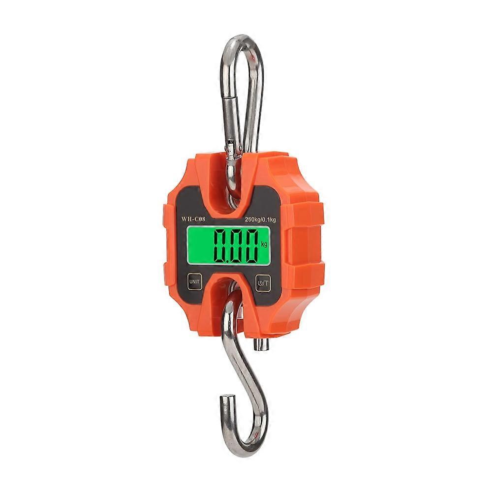 Portable LCD Hand Scale with LB/Catty Switch, One-Key Unit Conversion, Compatible with Electronic Weighers