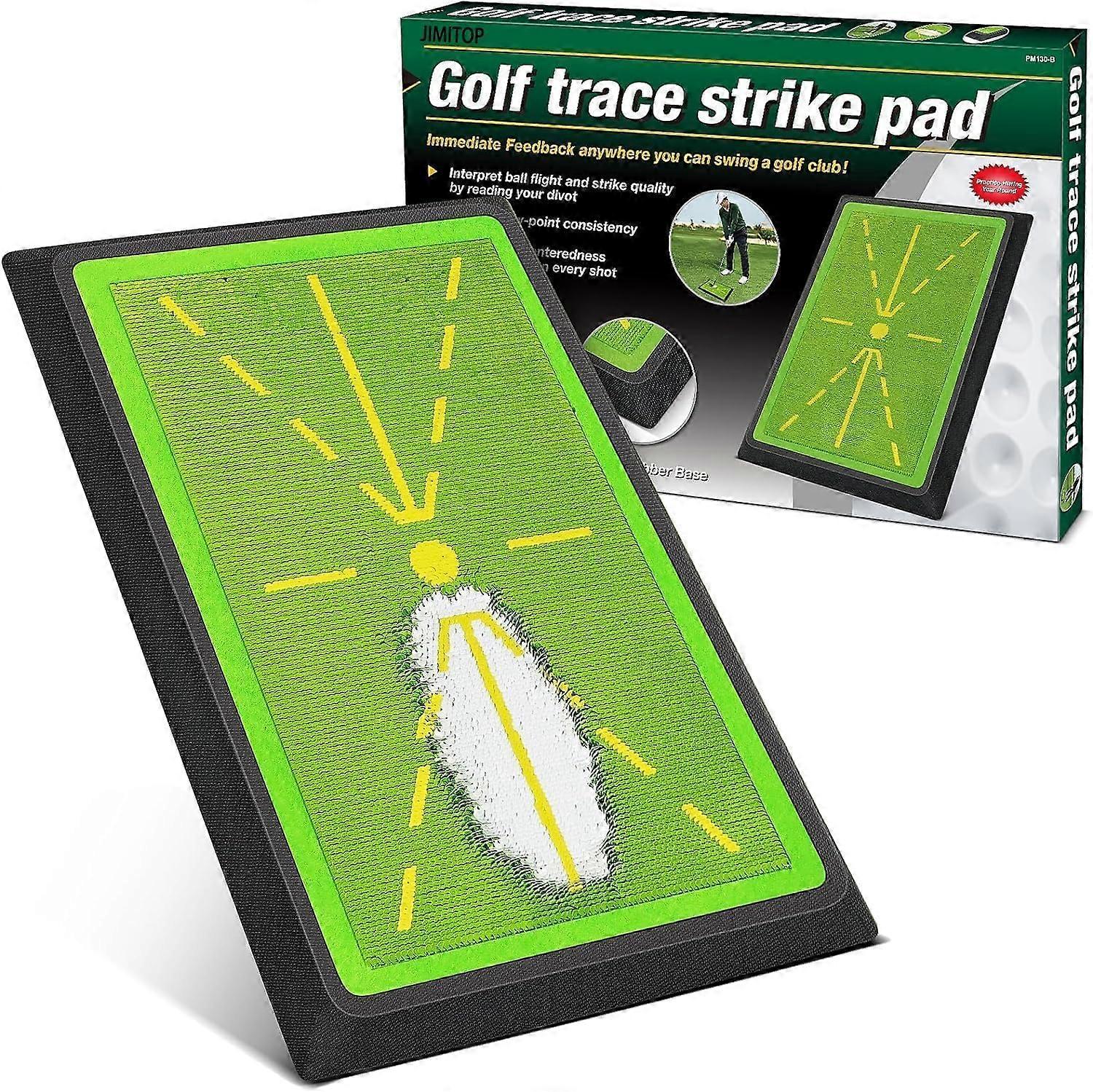 Tapete de treino de swing de golfe 12x17 polegadas com feedback imediato do swing e base antiderrapante.