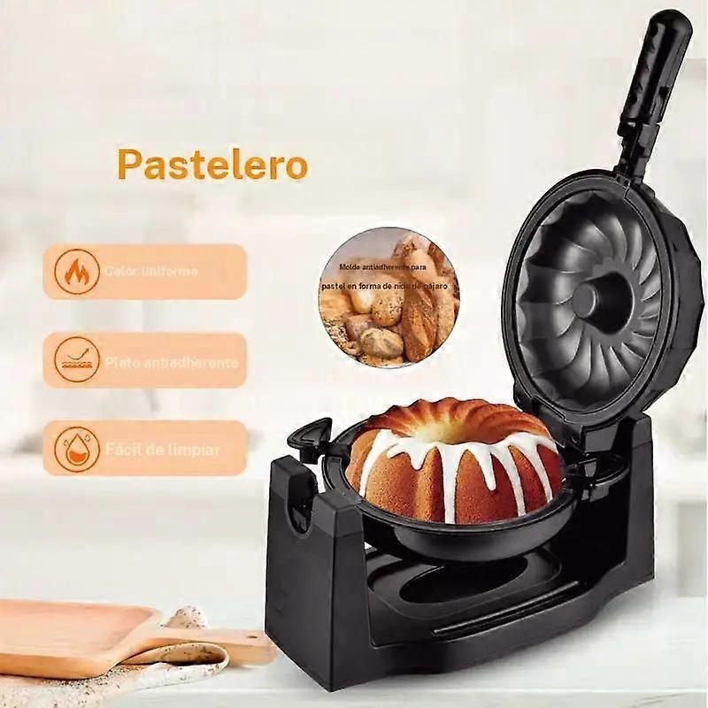Flip Cake Maker, Bread Baking Machine, Home Breakfast Toaster, Rotatable Sandwich and Snack Maker
